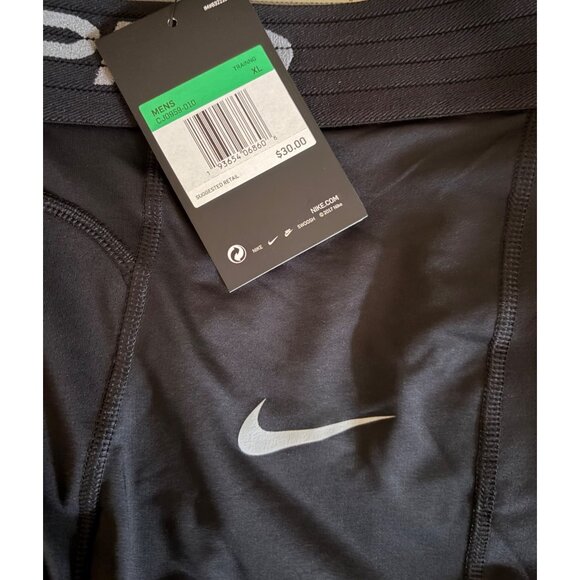 NIKE PRO DRI-FIT TRAINING SHORTS -BLACK, NEW! MSRP $30 - MEN'S XL - Picture 3 of 4